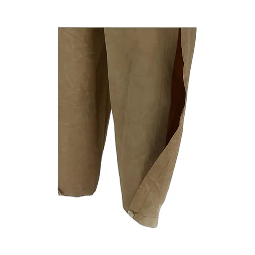 Wide-Leg Button Detailed Trousers