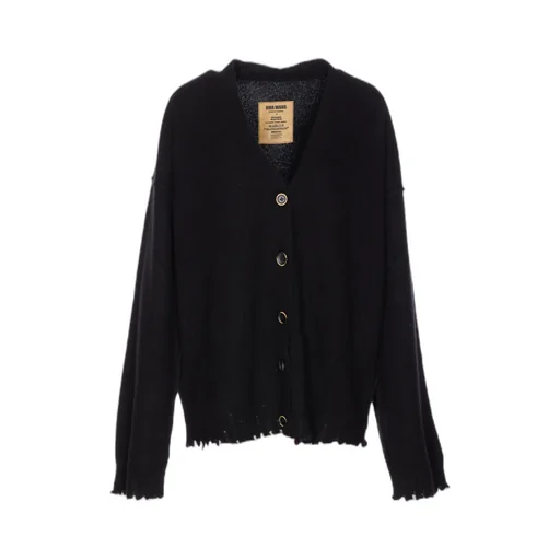 Long-Sleeved Knitted Cardigan