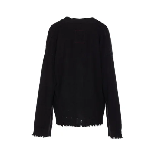 Long-Sleeved Knitted Cardigan