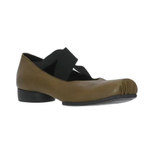 Square Headband Detail Ballet Flats