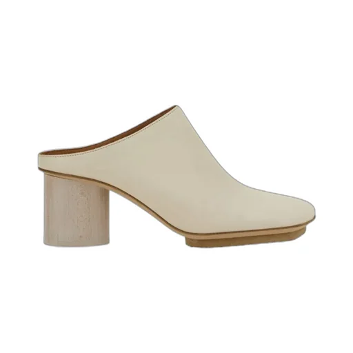 High-Heeled Mules