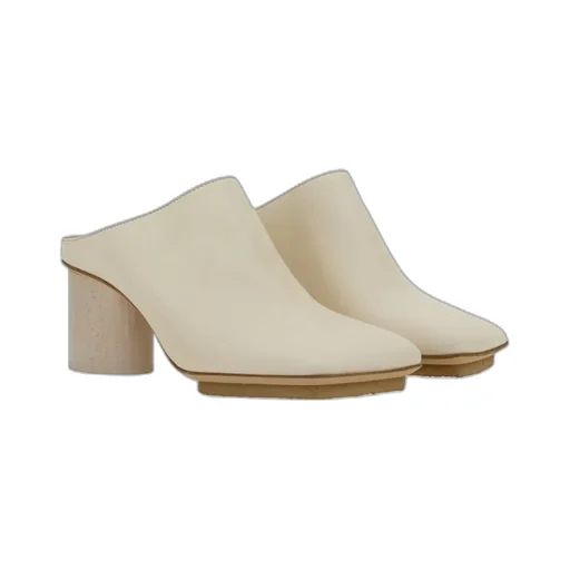High-Heeled Mules