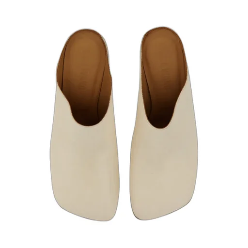 High-Heeled Mules