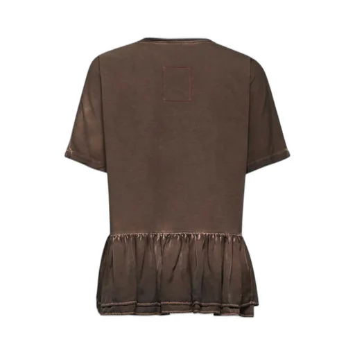 Round Collar And Trumpet T-Shirt