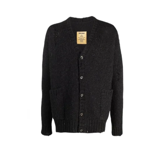 Long-Sleeved Knitted Cardigan