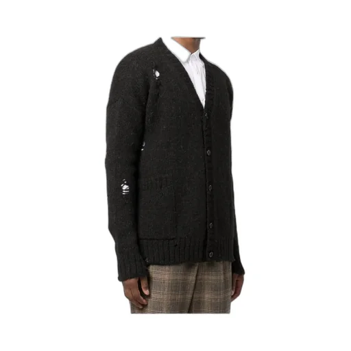 Long-Sleeved Knitted Cardigan