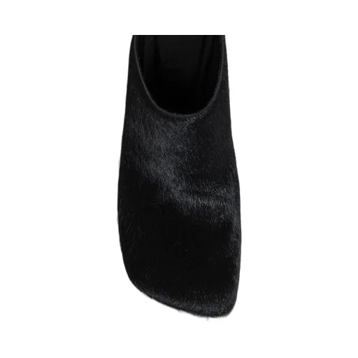 High-Heeled Mules