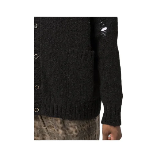 Long-Sleeved Knitted Cardigan