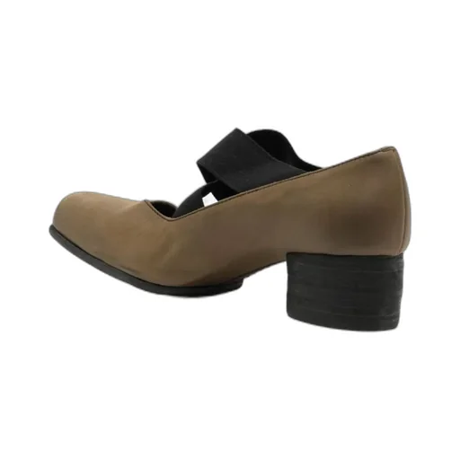 Square Head Cross-Strap High Heels