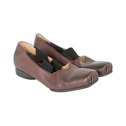 Crossover-Strap Ballerina Shoes