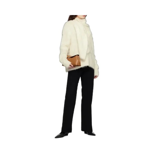 Logo Plaque Foldover Top Crossbody Bag