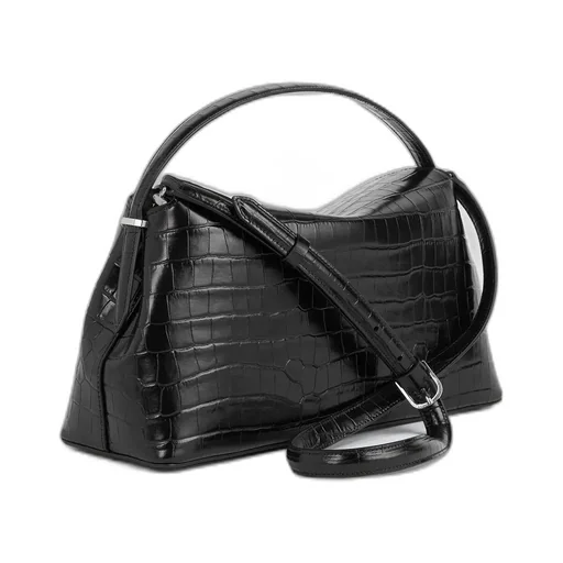 T-Lock Leather Tote Bag