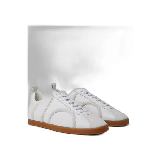 Round-Toe Lace-Up Sneakers