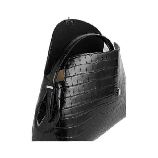 T-Lock Leather Tote Bag