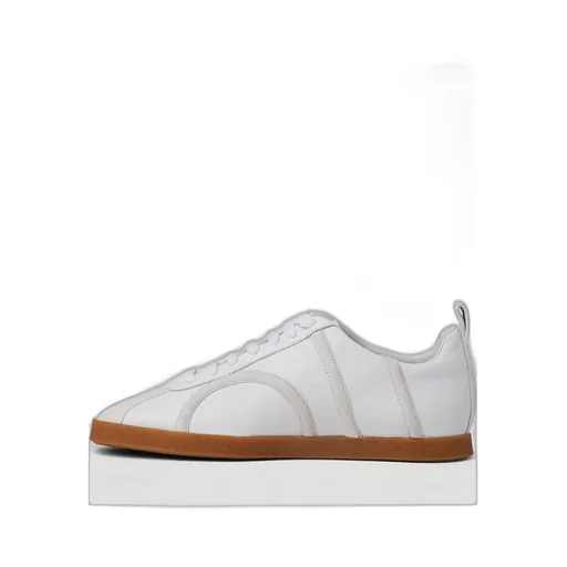 Round-Toe Lace-Up Sneakers