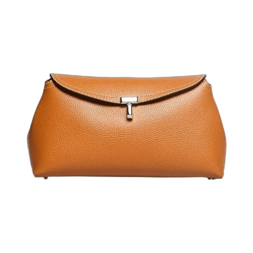 Logo Plaque Foldover Top Crossbody Bag