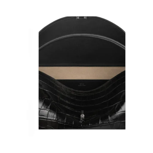 T-Lock Leather Tote Bag