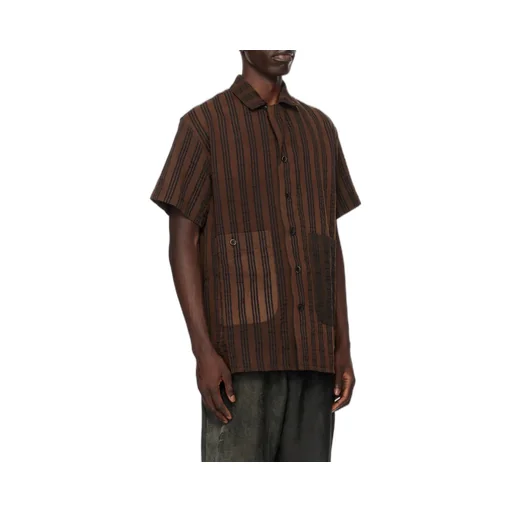 Short-Sleeved Striped Shirt