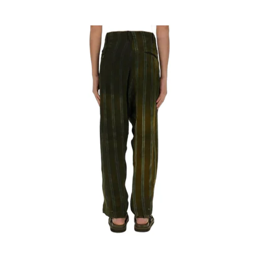 Drop-Crotch Tapered Trousers