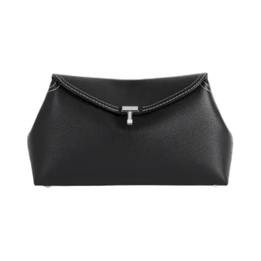 Logo Plaque Foldover Top Handle Bag