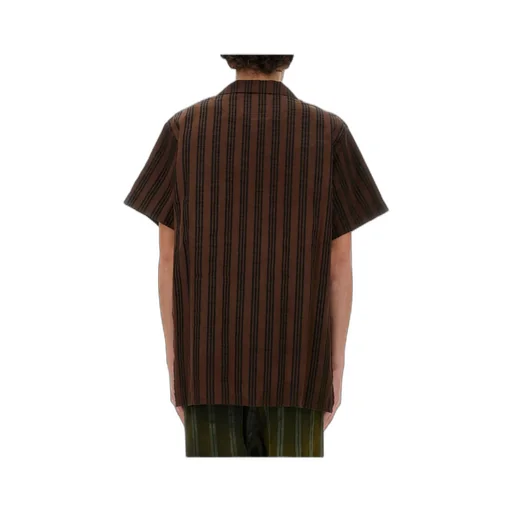 Short-Sleeved Striped Shirt