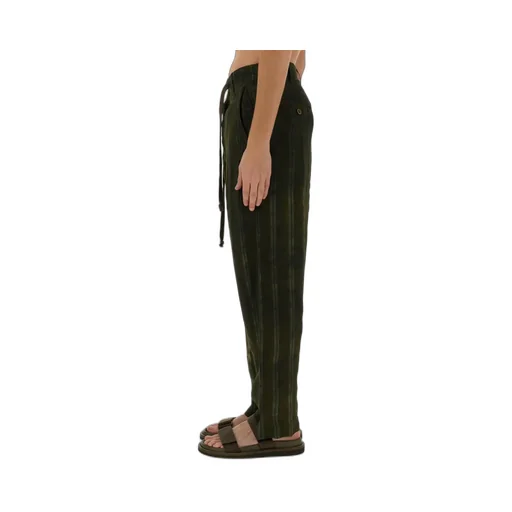 Drop-Crotch Tapered Trousers