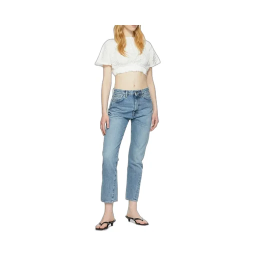 High-Rise Cropped Jeans