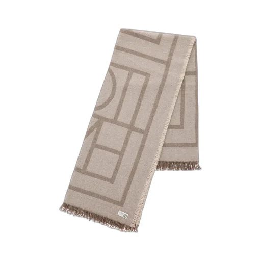 Monogram Knit Scarf