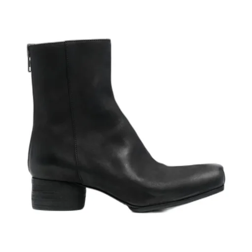 45Mm Zip-Up Leather Ankle Boots
