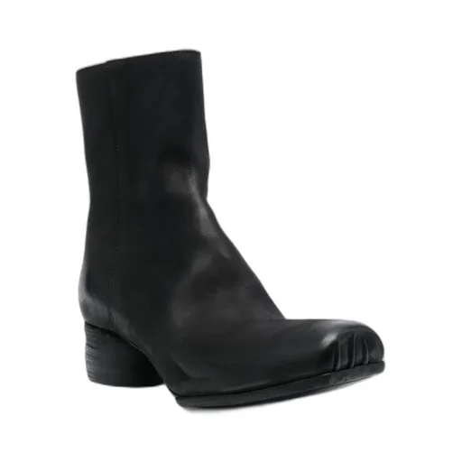 45Mm Zip-Up Leather Ankle Boots