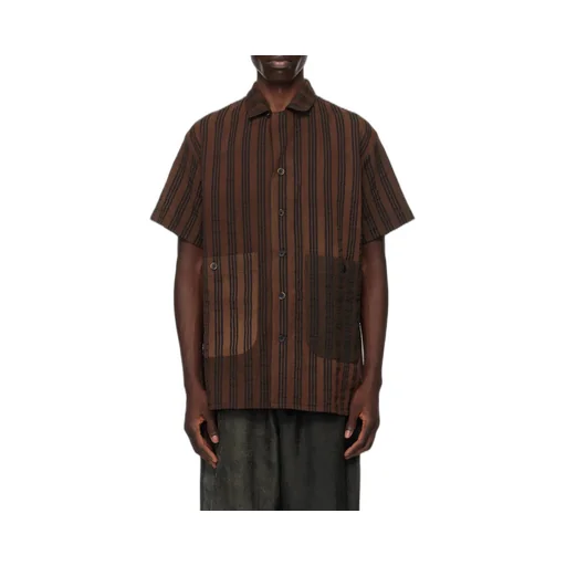 Short-Sleeved Striped Shirt
