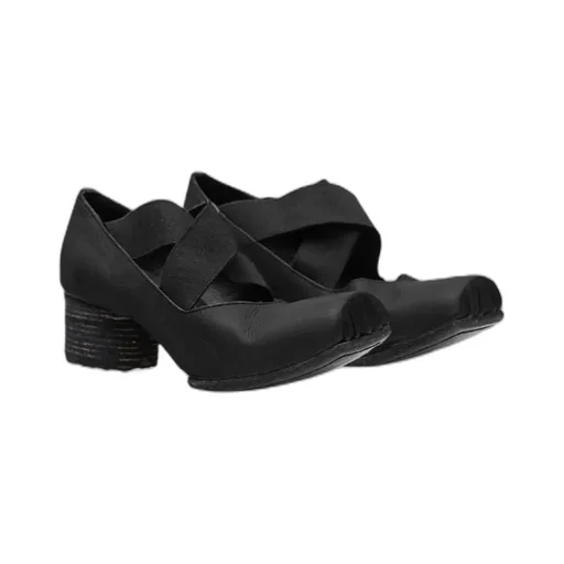 Cross-Belt Detail High Heels