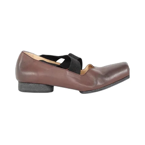 Crossover-Strap Ballerina Shoes