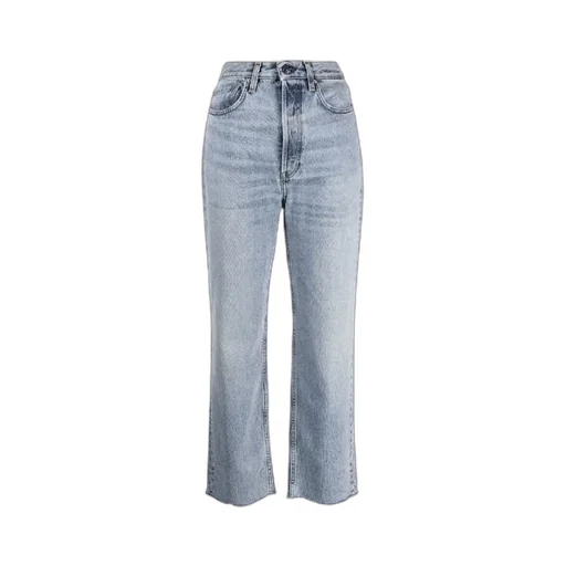 Classic-Cut Cropped Jeans