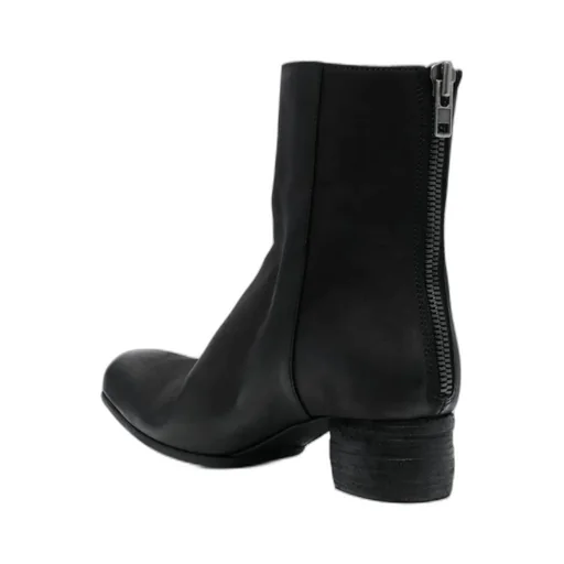 45Mm Zip-Up Leather Ankle Boots