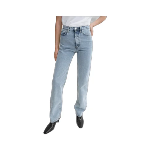 Mid-Rise Straight Leg Jeans