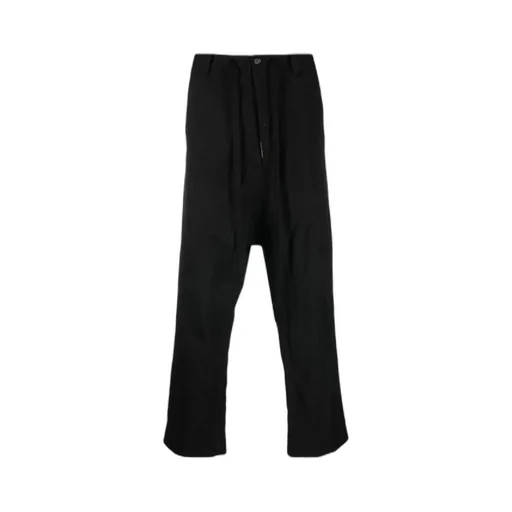 Drop Crotch Drawstring Trousers