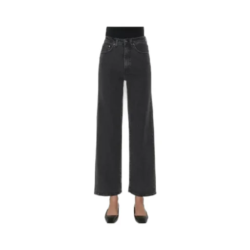 Cropped Wide Leg Jeans