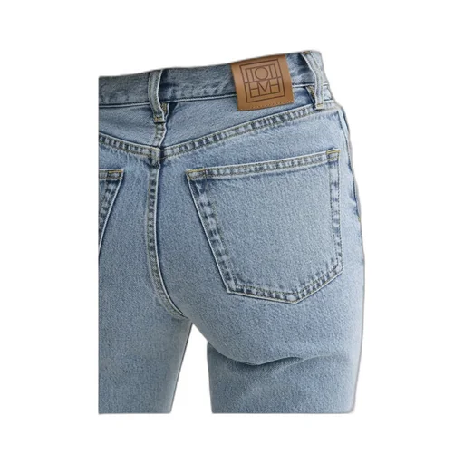 Mid-Rise Straight Leg Jeans