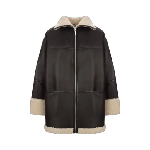Logo Lapel Zipper Jacket