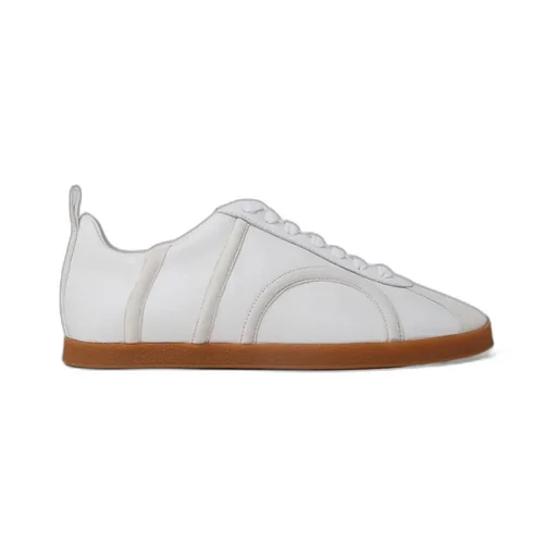 Round-Toe Lace-Up Sneakers