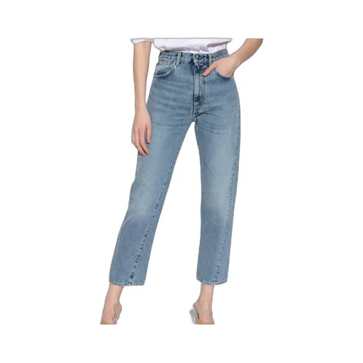 High Waisted Cropped Jeans