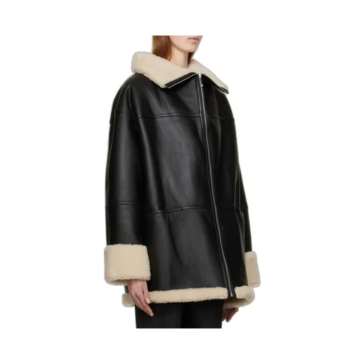 Logo Lapel Zipper Jacket
