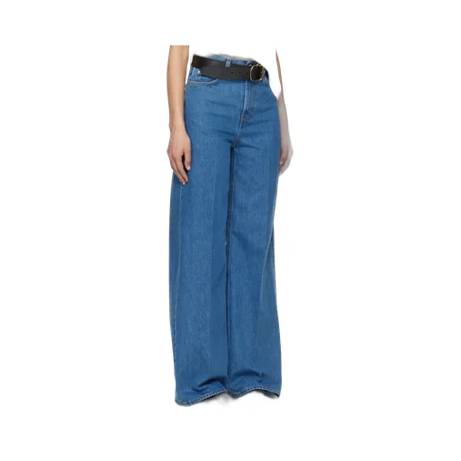 High-Waisted Wide-Leg Jeans