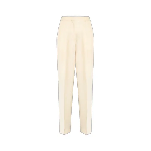 Double-Pleated Tapered Trousers