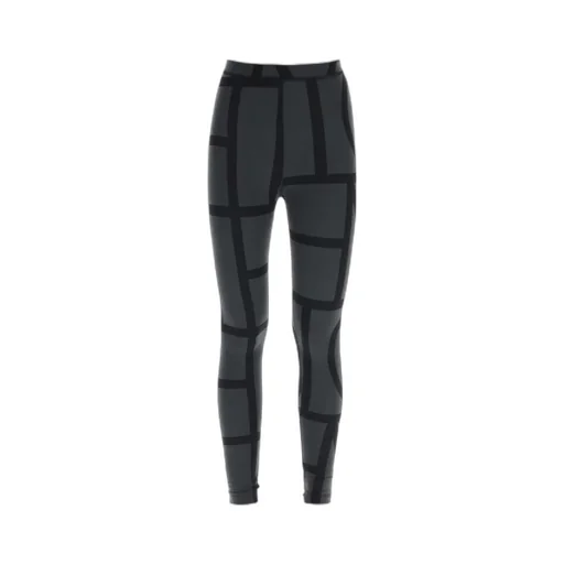Two-Tone Monogram Printed Leggings