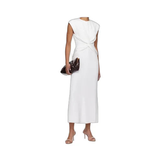 Silk Midi Dress