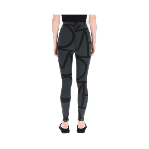 Two-Tone Monogram Printed Leggings