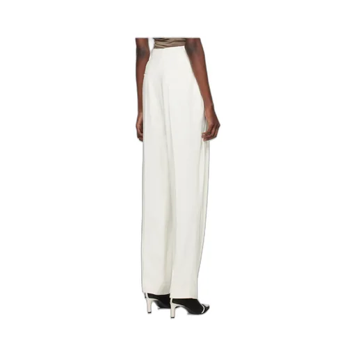 High-Waisted Pleated Track Pants