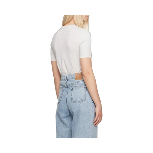 Fine-Ribbed Cotton T-Shirt